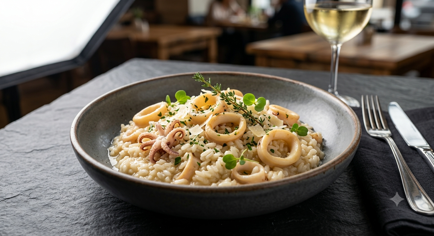 Arroz/Rissotto c/calamares
