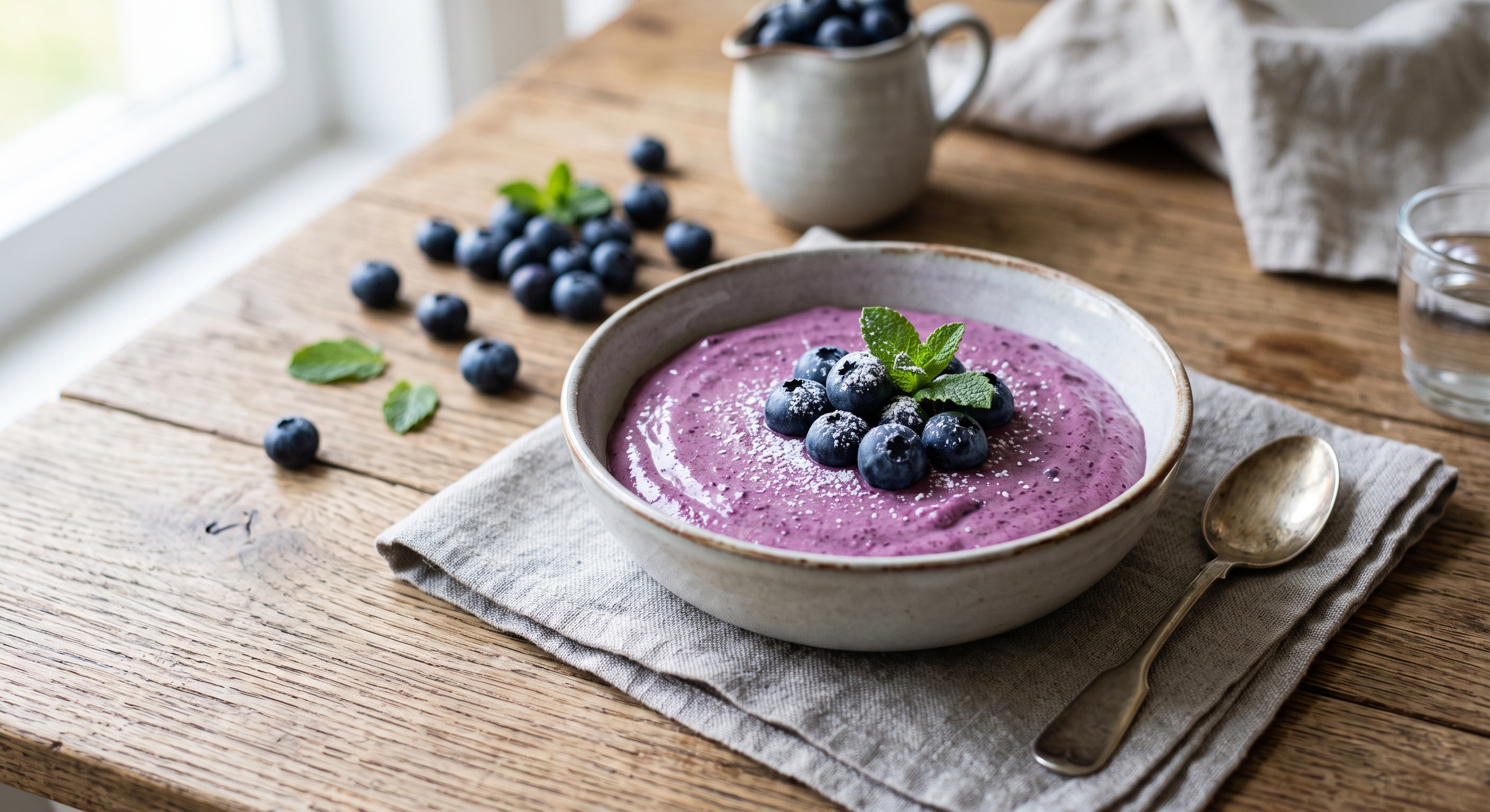 Mousse de Arándanos