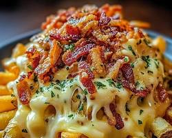 PAPAS C/ CHEDDAR Y BACON