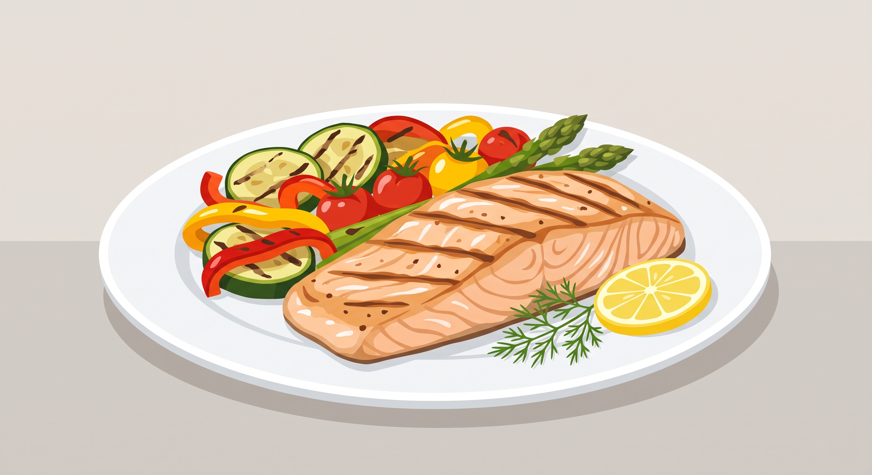 SALMON BLANCO GRILLADO