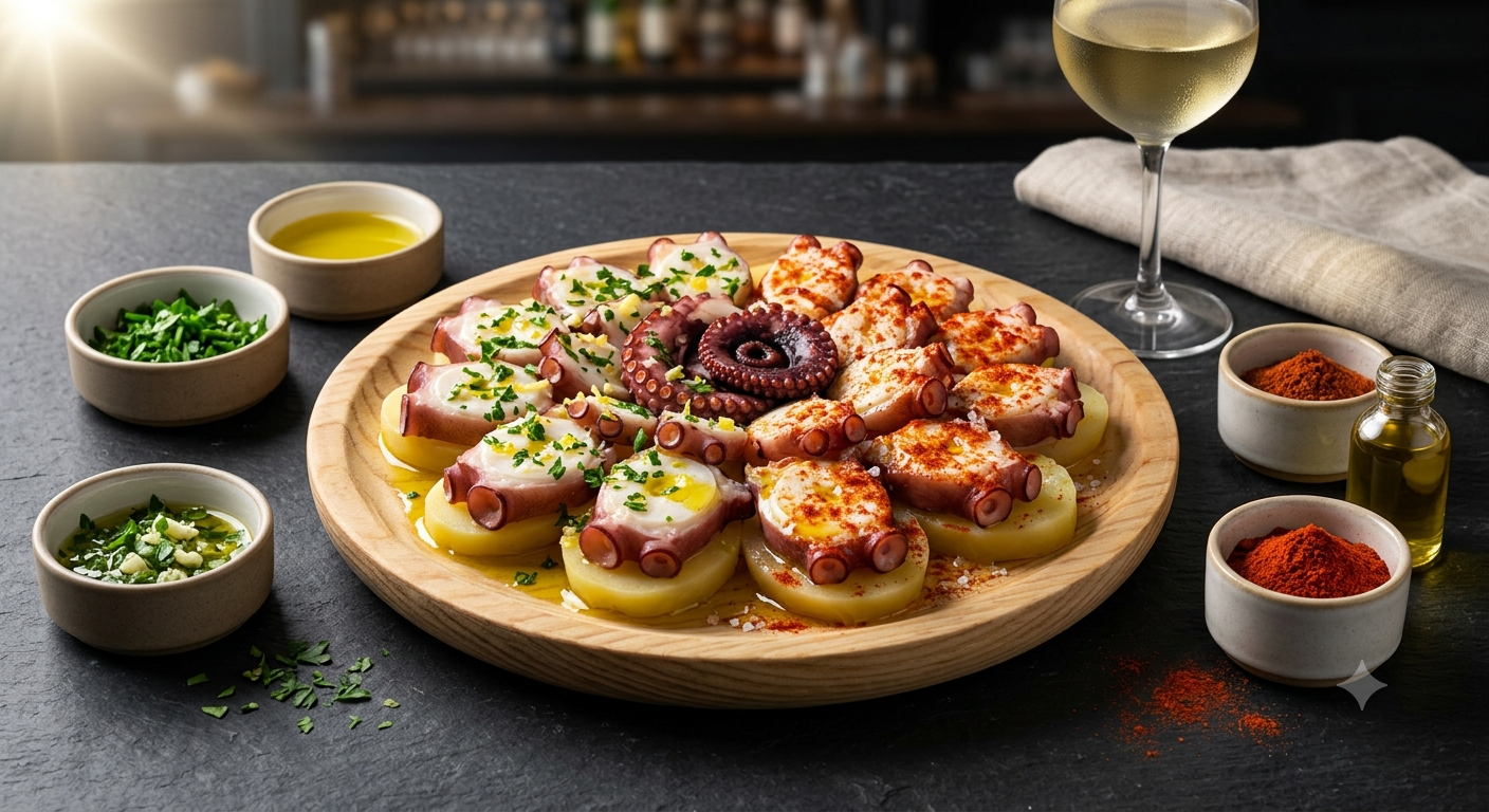 Pulpo a la provenzal/ a la gallega
