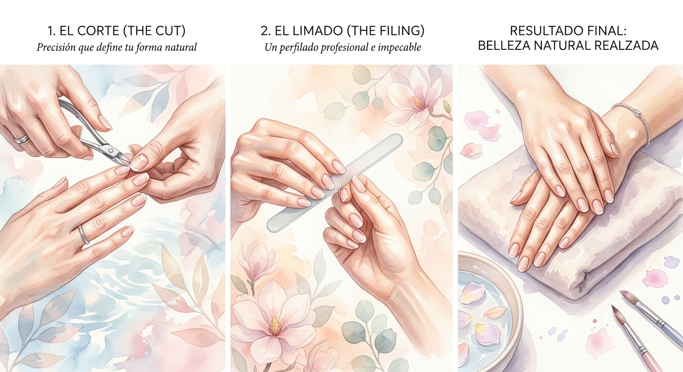 Corte y limado de uñas